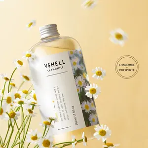 Chamomile Flower Extract Toner 500ml / 16.9 Fl Oz Vegan Soothing And Mild Face Tonique For Sensitive Skin Cosmetic Facial Toner