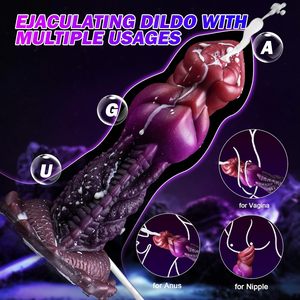 Squirting dildo đồ chơi người lớn cho phụ nữ người đàn ông Đồng Tính g-spot hậu môn xuất tinh dương vật với cốc hút mạnh mẽ Silicone dildo - Product Image 5