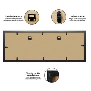 <span class=keywords><strong>Cadre</strong></span> d'affichage mural pour cartes à collectionner avec <span class=keywords><strong>verre</strong></span> trempé pour 5 cartes standard - Product Image 5