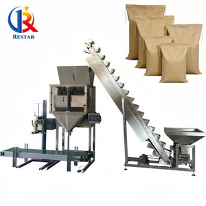 Machine d'emballage semi-automatique quantitative pour arachides, raisins secs, riz, <span class=keywords><strong>millet</strong></span>, bonbons, granulés d'aliments pour animaux, engrais organiques - Product Image 1