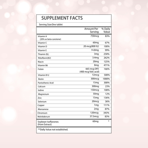 Menopause-Tabletten für Frauen Multivitamin-Formel Unterstützt die Knochengesundheit Ganzheitliche Frauengesundheit für Tägliches Wohlbefinden Stimmungsausgleich - Product Image 2
