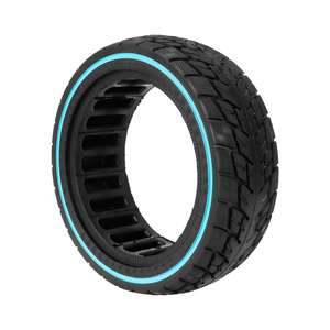 Pneu solide tout-terrain Ulip 8,5x2,5 avec cercle bleu pour trottinette électrique Dualtron Mini Speedway Leger Pro, pneu en caoutchouc alvéolé - Product Image 3