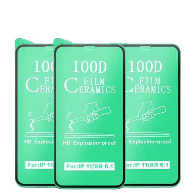 100D Ceramic Film Clear Glass Screen Protector for iphone 13 14 Pro Max