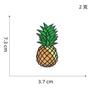 Hot Sale Emboridey Summer Style Sun Glass Pineapple Travel Bus <b>Patch</b> for Clothes - Product Image 3