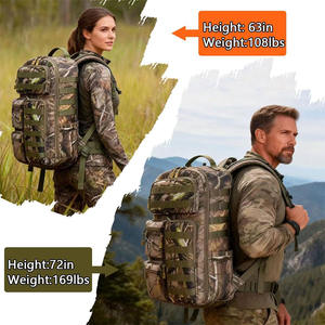 Mochila Táctica Impermeable de Gran Capacidad, Fabricación OEM/ODM, con Marco Interno Molle, para Viajes, Camuflaje, Caza, con Logotipo Personalizado - Product Image 6