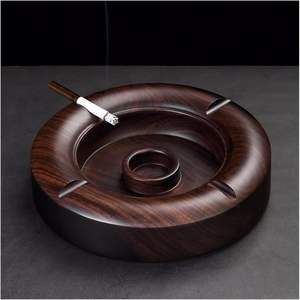 Posacenere in Metallo Stile Retrò Durevole ed Elegante con Coperchio, Accessorio per Fumatori Pratico - Product Image 5