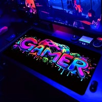 Alfombrilla de Escritorio para Computadora, Impermeable, para Juegos, de Goma Suave, para Teclado, con Protección Contra la Radiación