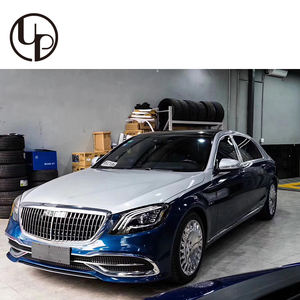 Nouvelles petites pièces de carrosserie de style ABS + PP S classe W222 S63 S65 Mbh de haute qualité avec pare-chocs avant garnitures chromées et calandre - Product Image 5