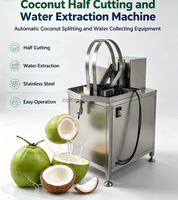 Machine à découper les noix de coco chinoise, motorisée, 5850W, extracteur d'eau de coco haute capacité, 10-15 pièces/min, industrielle