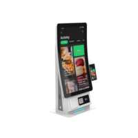 Terminal de paiement tactile PCAP 21,5 pouces Android RFID POS, tablette, kiosque intérieur SDK pour commande en libre-service
