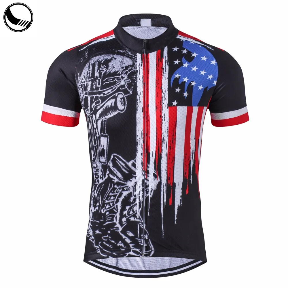 Benutzer definierte Sublimation Fahrrad tragen Pro Team Kurzarm Rad trikot für Männer