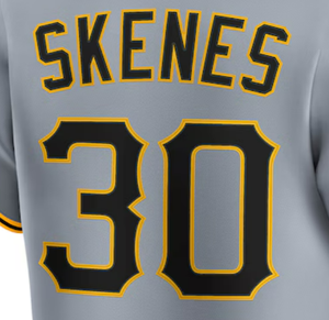 تيشرت فريق بيتسبرغ الولايات المتحدة ملابس رياضية سوداء صفراء مخصصة رخيصة قميص بيسبول مخيط #30 Skenes - Product Image 5