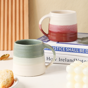 Factory Direct Sale Retro Style Kiln Turned Exquisite Minimalist Style Small Coffee Mini Vintage <b>Ceramic</b> <b>Mug</b> - Product Image 1