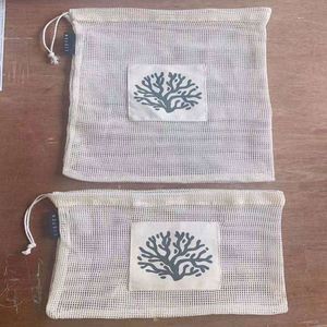 2026 Eco Friendly Reusable Organic Cotton Produce Drawstring <b>Bag</b> Cotton <b>Mesh</b> <b>Bags</b> for Fruits and Vegetables - Product Image 6
