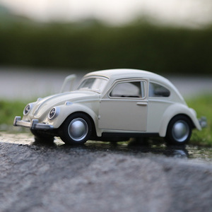 Diecas toys-Escarabajo <span class=keywords><strong>Grande</strong></span> G 1:36, coche clásico de aleación, modelos de simulación de coche, adornos de juguete para niños, Colección inercial, movimiento, venta al por mayor - Product Image 3