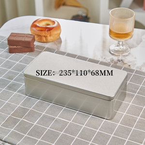 2025 thiết kế mới Kẹo Gói Matte kim loại tinplate có thể thực phẩm/Hộp quà tặng tùy chỉnh in Nắp mở hình chữ nhật nhỏ hộp thiếc - Product Image 5