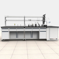 Paillasses de Laboratoire à Plateau en Résine Époxy Chimique de Haute Qualité, Table de Laboratoire en Acier pour Usine Pharmaceutique/Moderne