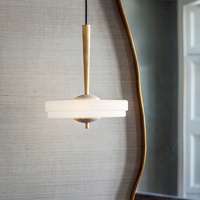 Jolie lampe en verre de marbre deux couleurs en option lustre de luxe pour salon JY9172