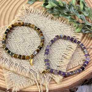 Pulsera de Piedra Natural con Cuentas de Cristal de Colores para Ayudar a Dormir, Artículo de Alta Rentabilidad para Mayoristas, Gerente de Cuentas Dedicado - Product Image 4
