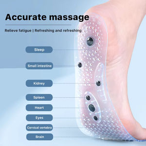 Semelles Magnétiques pour Chaussures pour le Massage des Pieds et la Soulagement de la Douleur Semelles Magnétiques pour Chaussures avec <span class=keywords><strong>Points</strong></span> d'Acupression Magnétiques - Product Image 2