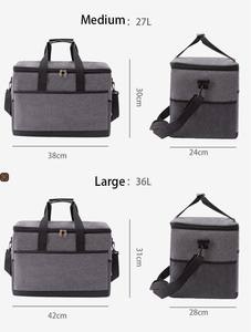 Boîte de conservation isotherme Oxford PEVA étanche 18-35L avec bandoulière et poignée pour le travail, les pique-niques, le camping et le transport de lait maternel - Product Image 5