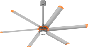 Ventilatore da <span class=keywords><strong>Soffitto</strong></span> HVLS 3.0m 6 Pale 5100m³/min Motore <span class=keywords><strong>a</strong></span> Magneti Permanenti Silenzioso per Ristoranti e Palestre, <span class=keywords><strong>a</strong></span> Risparmio Energetico, Vendita all'Ingrosso - Product Image 1