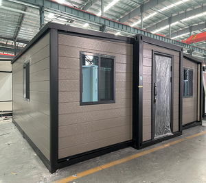 Casa Contenedor Modular de Acero de Lujo Moderna Prefabricada de 20 pies con 2 Dormitorios, Expandible, Precio de Venta - Product Image 1