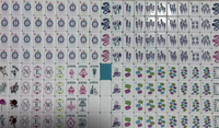 CHIVAN Blue Paris Candy Acrylic Luxury Modern Automatic American Mahjong Brand Game Set for 4 Players