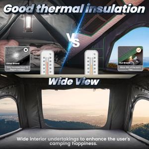 Tente <span class=keywords><strong>de</strong></span> <span class=keywords><strong>toit</strong></span> rigide pour l'extérieur, adaptée aux Jeep, aux fourgonnettes, aux voitures <span class=keywords><strong>de</strong></span> camping, au <span class=keywords><strong>toit</strong></span> <span class=keywords><strong>de</strong></span> voiture, tente pour 3 personnes, SUV, camion, <span class=keywords><strong>lit</strong></span> <span class=keywords><strong>de</strong></span> camion - Product Image 5