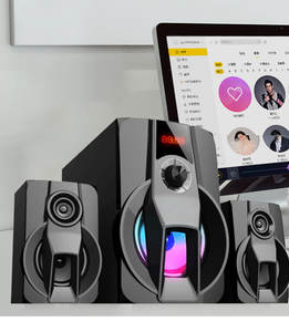 2.1マルチメディアオーディオスピーカーワイヤレスリモコンゲームホームスピーカー - Product Image 4