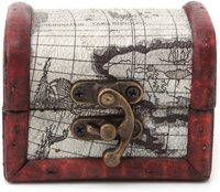 Boîtes à bijoux de voyage en bois poli vintage avec grand étui de rangement à charnière pour l'artisanat du bois boîtes en bois et panneaux muraux