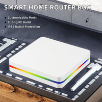 Caja de Conexiones Jiehao para Router, Zigbee Gateway, IoT, Hogar Inteligente, IP55, WiFi Inalámbrico, Puerto Modificable, Tp Link