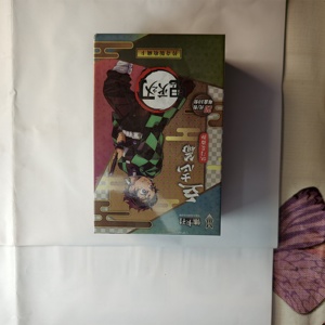 Cartes Demon <span class=keywords><strong>Slayer</strong></span> Kimetsu No Yaiba <span class=keywords><strong>Legend</strong></span> Collection Booster Box 10 Packs Tanjiro Anime Rare Foil Trading Card Game Gift Box - Product Image 1