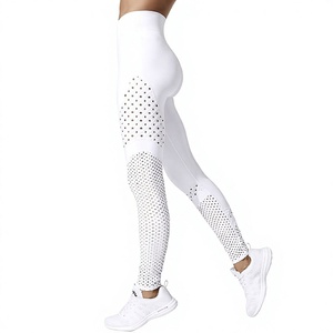 Lightweight High Waist Viscose/Polyester Plaid Yoga Pants <b>Pockets</b> Tummy Control <b>Workout</b> Running <b>Leggings</b> Women Fully Customized - Product Image 4