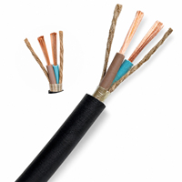 Câble d'alimentation industriel flexible en caoutchouc EPDM isolé, résistant au froid, pour éclairage extérieur de chantier et de construction