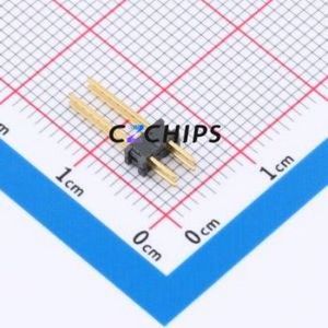 TMS-102-54-G-D Pin Header Through hole Component (THT),P=1.27mm Connector 1.27mm 2.54mm Through Hole Double Row - Product Image 2