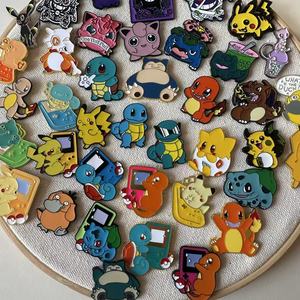 Prix d'usine : Broches Pokémon en lot (<span class=keywords><strong>Pikachu</strong></span>, Snorlax, Gyarados) – Badges en alliage métallique, cadeau tendance pour Halloween - Product Image 3