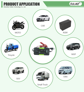 Chargeur intelligent à impulsions 12V Mode <span class=keywords><strong>VOITURE</strong></span> DC 14.5V / ±0.3V Application 12V 10Ah - 200Ah Chargeur de batterie au plomb-acide - Product Image 3