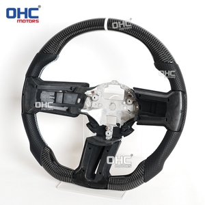 Volante Personalizado de Fibra de Carbono Real para Ford <span class=keywords><strong>Mustang</strong></span> 2010-2014 Gt/V6/<span class=keywords><strong>Boss</strong></span> <span class=keywords><strong>302</strong></span>/Shelby Gt500 - Product Image 6