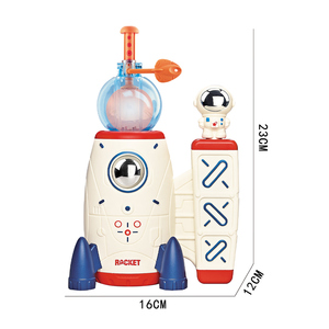 Sáng Tạo Nghệ Thuật Thủ Công Mỹ Nghệ Tự Làm Nhựa Rocket Cho Ma Thuật Bóng Inflator Unisex Trẻ Em Món Quà Sinh Nhật Tiếng Anh Hướng Dẫn Cho Bé Trai Cô Gái - Product Image 2