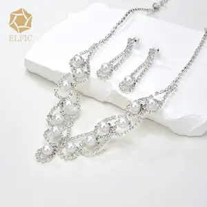 Elfic Wholesale Wedding Jewelry Sets Fashion Jewelry Diamonds Jewelry For Women Mothers Day