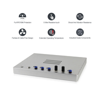 PC industriel automatique étanche 19 pouces I5-6200U IP67 IP66 Windows 10 8 7 Linux Ubuntu Ordinateur intégré à écran tactile résistif