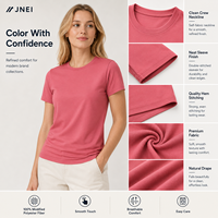 T-shirts professionnels d'extérieur JNEI, protection UV, séchage rapide, 100% polyester, tee-shirts de performance, vente en gros, usine