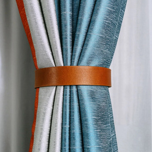 Sujetadores de cortinas modernos minimalistas de cuero PU, adecuados para uso doméstico y hotelero, cordones decorativos para cortinas, creativos sujetadores de cortinas. - Product Image 1