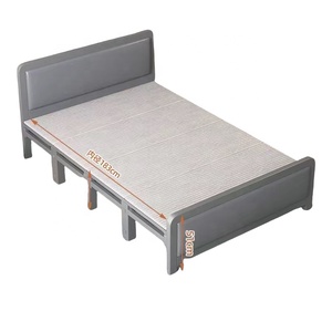 Hot-selling Single or Double King-size <strong>Bed</strong>, Multi-functional Luxury Metal Frame Folding <strong>Bed</strong>, Portable Office or Outdoor Use - Product Image 3