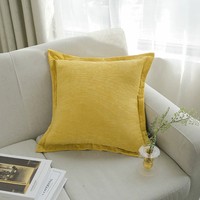 Housse de coussin moderne en velours côtelé tissé pour la maison, 45x45cm, vente en gros