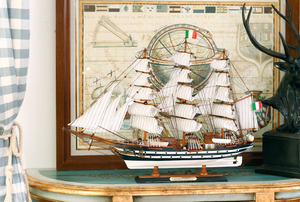 Mô hình tàu buồm Địa Trung Hải QIFU <span class=keywords><strong>Nautical</strong></span> Crafts - đồ thủ công mô phỏng trang trí tàu - Product Image 6