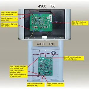 4900 도난 방지 보안 알람 센서 시스템 제조업체 EAS RF TX/RX 메인 보드 8.2Mhz