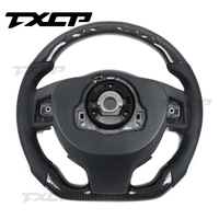Ajustement pour Jaguar Ftype E-PACE XE XEL XFL XJ F-TYPE XF F-PACE XJL LED volant en Fiber de carbone