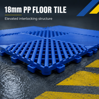 Grille de drainage en PP haute qualité 400x400x18mm pour lavage de voitures, grille de raccordement pour fosses de drainage, nettoyage automobile